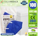 Italiamedica FFP2 BLUE Mask CE2841 Certified PPE Cat.III Made in EU #N90056004410-100