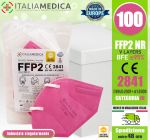 Italiamedica FFP2 PINK Mask CE2841 Certified PPE Cat.III Made in EU #N90056004412-100